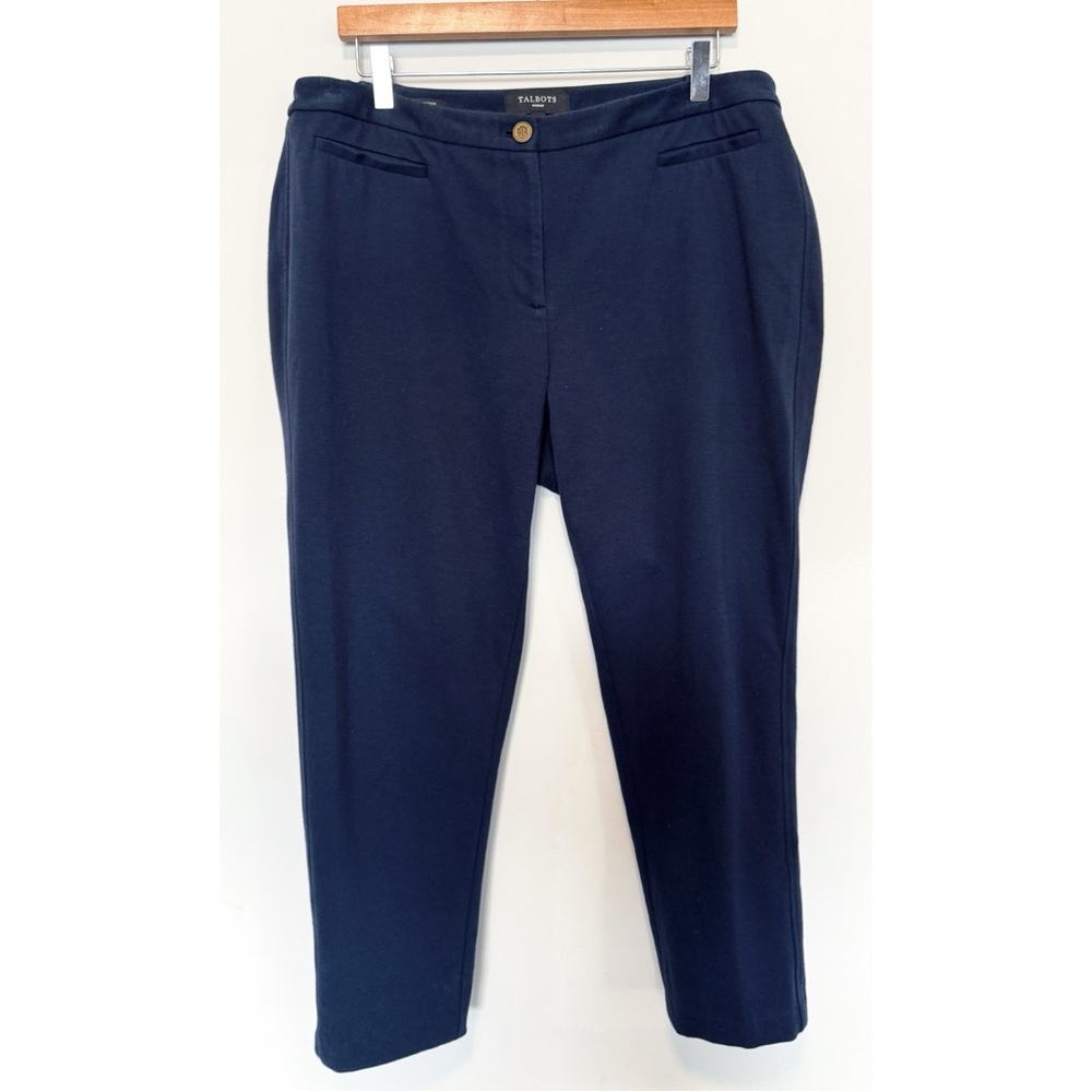 Talbots Woman Navy Trousers – Size 16W